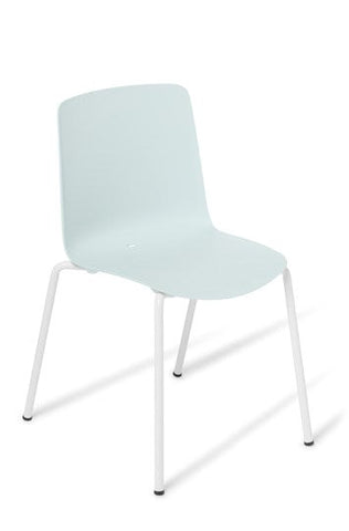 Coco Chair-Lunchroom Chairs-Light Blue/White-Commercial Traders - Office Furniture