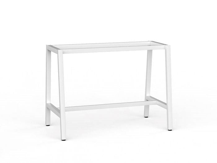 Cubit Bar Leaner Frame-Barleaners-1600 x 800-White-Commercial Traders - Office Furniture
