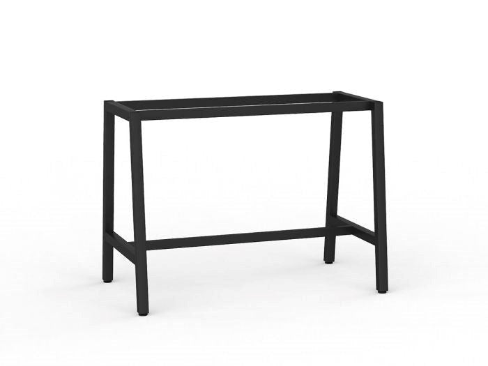 Cubit Bar Leaner Frame-Barleaners-1600 x 800-Black-Commercial Traders - Office Furniture