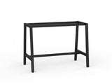 Cubit Bar Leaner Frame-Barleaners-1600 x 800-Black-Commercial Traders - Office Furniture