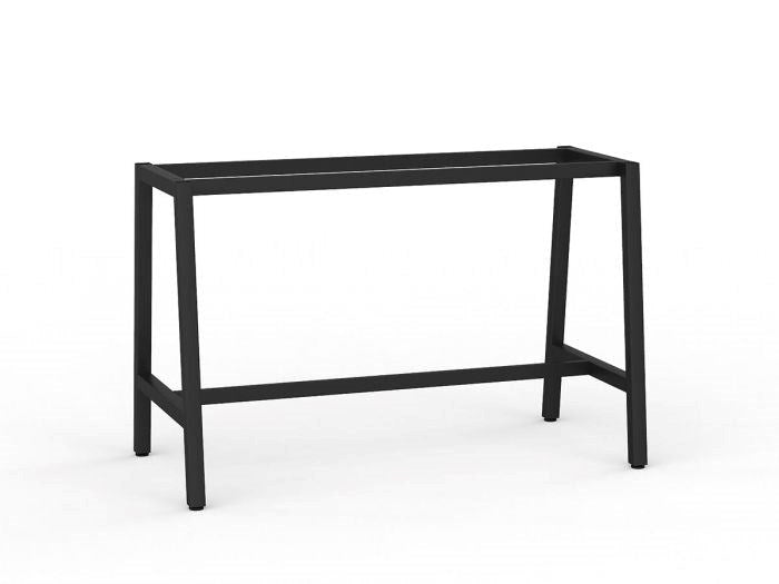 Cubit Bar Leaner Frame-Barleaners-1800 x 900-Black-Commercial Traders - Office Furniture