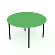 Table School 1200mm Dia-Education Furniture-Green-520mm-Commercial Traders - Office Furniture