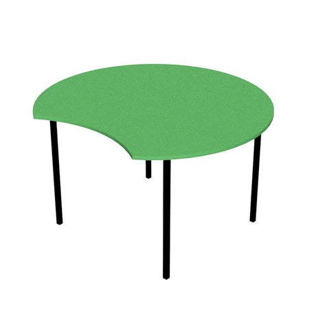 Table School Scallop Nesting 1200mm Dia-Education Furniture-Green-520mm-Commercial Traders - Office Furniture