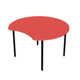 Table School Scallop Nesting 1200mm Dia-Education Furniture-Red-520mm-Commercial Traders - Office Furniture