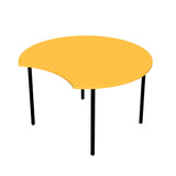 Table School Scallop Nesting 1200mm Dia-Education Furniture-Yellow-520mm-Commercial Traders - Office Furniture