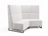 Vista 120° Boomerang Concave-Reception Furniture-Lustrell (Vinyl)-Sleigh-High-Commercial Traders - Office Furniture