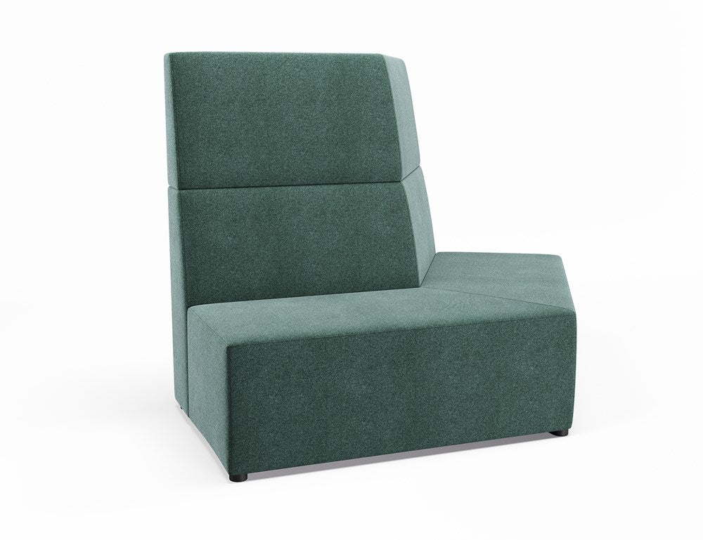 Vista 120° Boomerang Convex-Reception Furniture-Full DepthFull Depth-Low-Lustrell (Vinyl)-Commercial Traders - Office Furniture