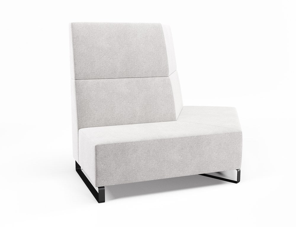 Vista 120° Boomerang Convex-Reception Furniture-Full DepthFull Depth-Low-Lustrell (Vinyl)-Commercial Traders - Office Furniture