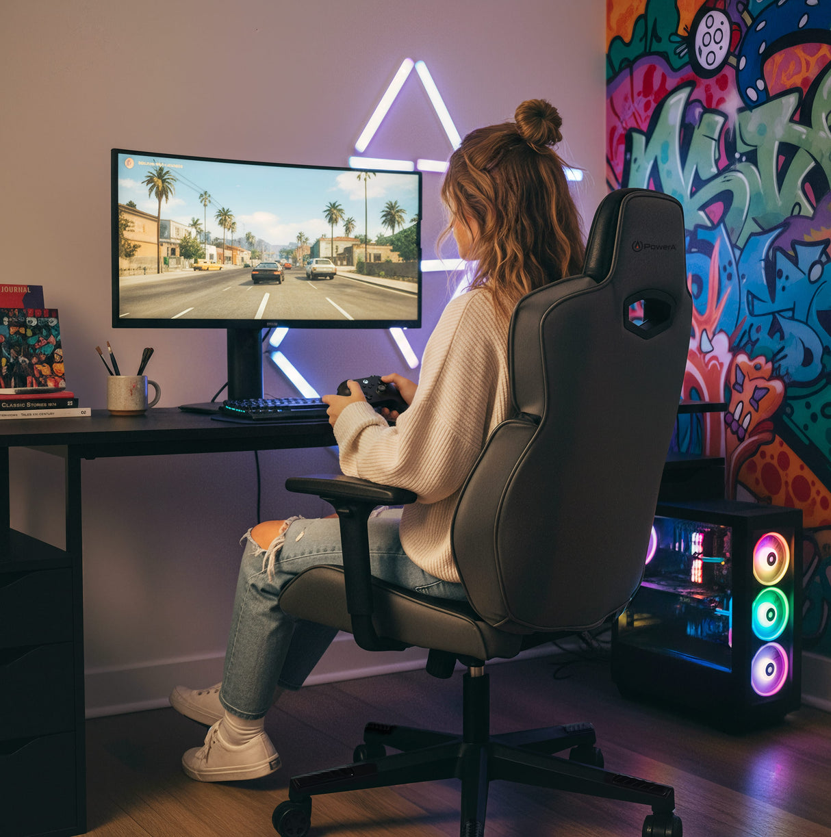 Buro x PowerA Raider Gaming Chair-Chairs-Commercial Traders - Office Furniture
