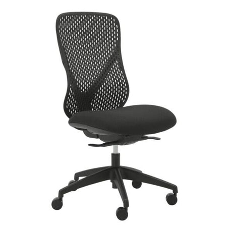 Buro Axon Chair-Office Chairs-Black-No-Flat Pack Please-Commercial Traders - Office Furniture