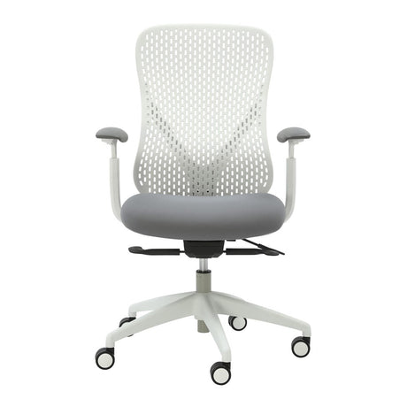 Buro Axon Chair-Office Chairs-White-Yes-Flat Pack Please-Commercial Traders - Office Furniture