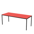 Table School Rectangle 1800mm-Education Furniture-Red-520mm-Commercial Traders - Office Furniture