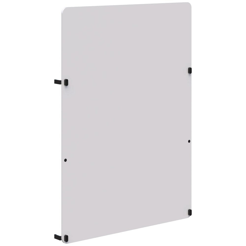 Grid 40 Whiteboard Panel 1200H x 875L x 12mm-Storage-Black-Commercial Traders - Office Furniture