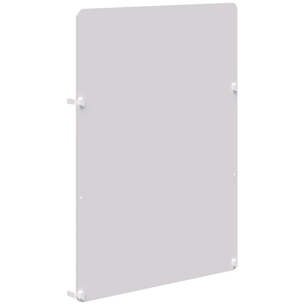 Grid 40 Whiteboard Panel 1200H x 875L x 12mm-Storage-White-Commercial Traders - Office Furniture