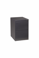 Firstline 2 drawer vertical filing cabinet-Storage-Black Texture-Commercial Traders - Office Furniture