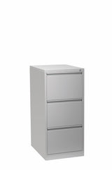 Firstline 3 drawer vertical filing cabinet-Storage-Grey-Commercial Traders - Office Furniture