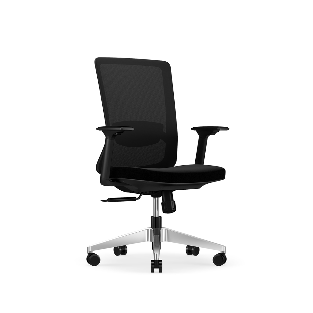 Elon Mesh Chair-Office Chairs-No Thanks-Alloy-North Island-Commercial Traders - Office Furniture