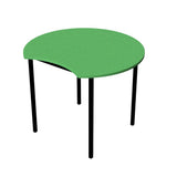Table School Scallop Nesting 900mm Dia-Education Furniture-Green-520mm-Commercial Traders - Office Furniture