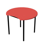 Table School Scallop Nesting 900mm Dia-Education Furniture-Red-520mm-Commercial Traders - Office Furniture