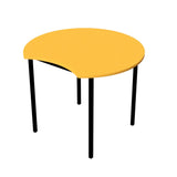 Table School Scallop Nesting 900mm Dia-Education Furniture-Yellow-520mm-Commercial Traders - Office Furniture