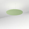 Acoustic Floating Panel Round-Noise Reduction-Linen-Commercial Traders - Office Furniture