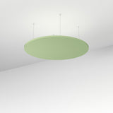 Acoustic Floating Panel Round-Noise Reduction-Linen-Commercial Traders - Office Furniture