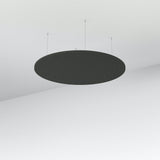 Acoustic Floating Panel Round-Noise Reduction-Sesame Grey-Commercial Traders - Office Furniture