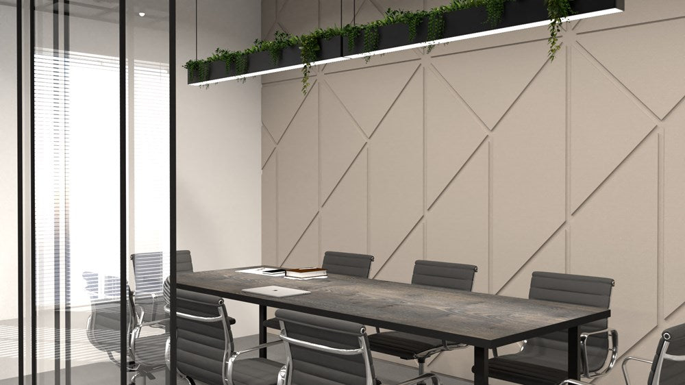 Acoustic Layered Wall Panels-Acoustic-White-Commercial Traders - Office Furniture