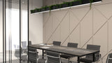 Acoustic Layered Wall Panels-Acoustic-White-Commercial Traders - Office Furniture