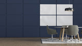 Acoustic Layered Wall Panels-Acoustic-White-Commercial Traders - Office Furniture