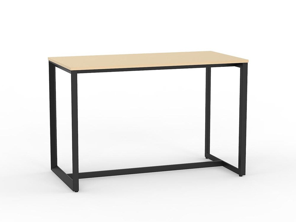 Anvil Bar Leaner 1600 x 800-Meeting Room Furniture-Nordic Maple-Black-Commercial Traders - Office Furniture