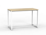 Anvil Bar Leaner 1600 x 800-Meeting Room Furniture-Atlantic Oak-White-Commercial Traders - Office Furniture