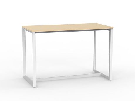 Anvil Bar Leaner 1600 x 800-Meeting Room Furniture-Nordic Maple-White-Commercial Traders - Office Furniture