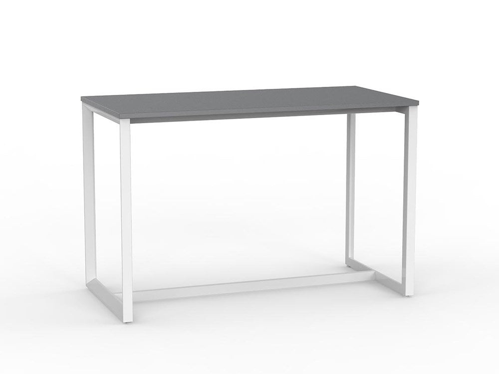 Anvil Bar Leaner 1600 x 800-Meeting Room Furniture-Silver-White-Commercial Traders - Office Furniture