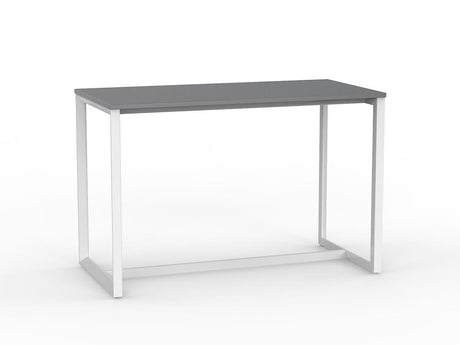 Anvil Bar Leaner 1600 x 800-Meeting Room Furniture-Silver-White-Commercial Traders - Office Furniture