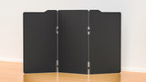 Milford Acoustic Freestanding 3 Partition - 1800h x 1000w -24mm thick-Noise Reduction-Black-Commercial Traders - Office Furniture