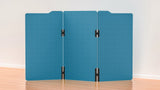 Milford Acoustic Freestanding 3 Partition - 1800h x 1000w -24mm thick-Noise Reduction-Pageant Blue-Commercial Traders - Office Furniture
