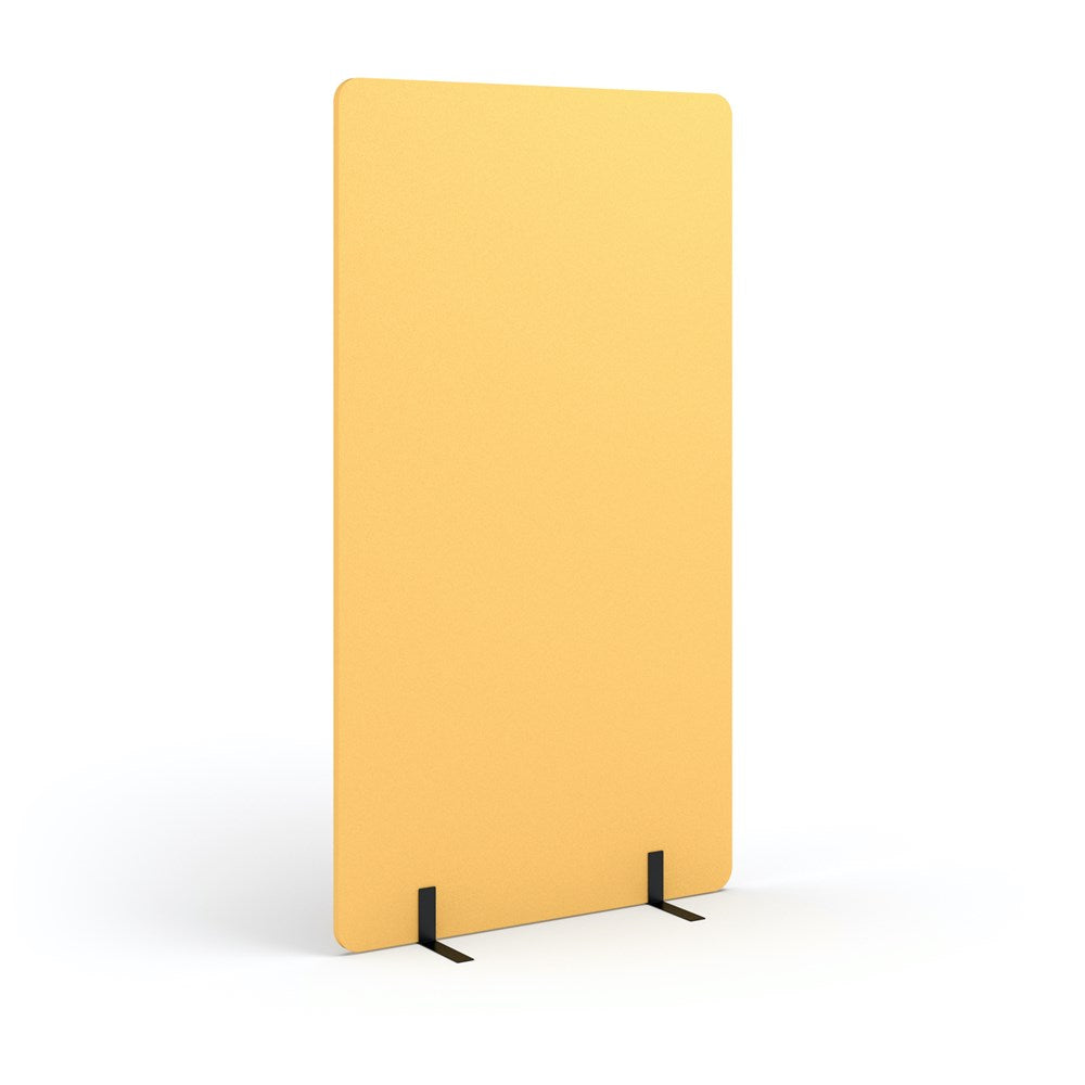 Acoustic Freestanding Partition - 1800h x 1000w -24mm thick-Noise Reduction-Mustard-Commercial Traders - Office Furniture