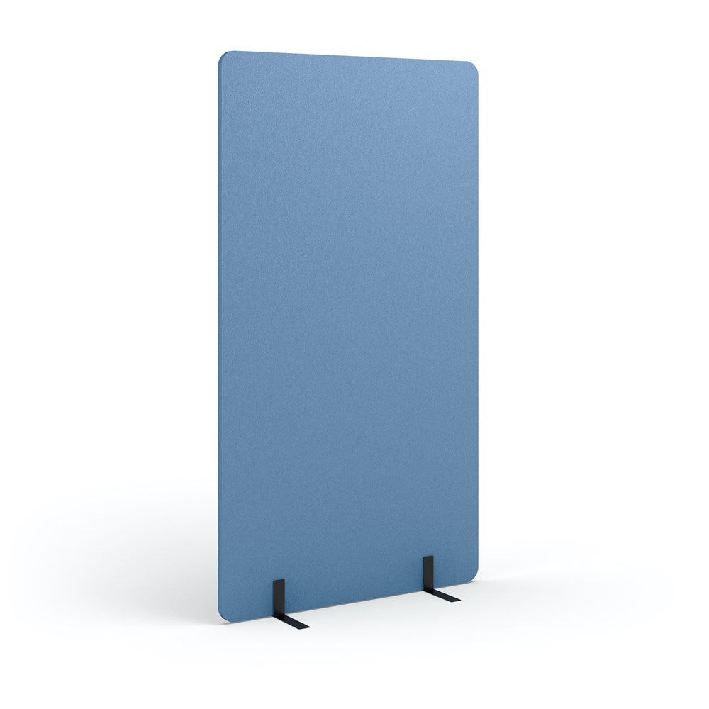 Acoustic Freestanding Partition - 1800h x 1000w -24mm thick-Noise Reduction-Sky Blue-Commercial Traders - Office Furniture