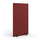 Acoustic Freestanding Partition - 1800h x 1000w -24mm thick-Noise Reduction-Wine-Commercial Traders - Office Furniture