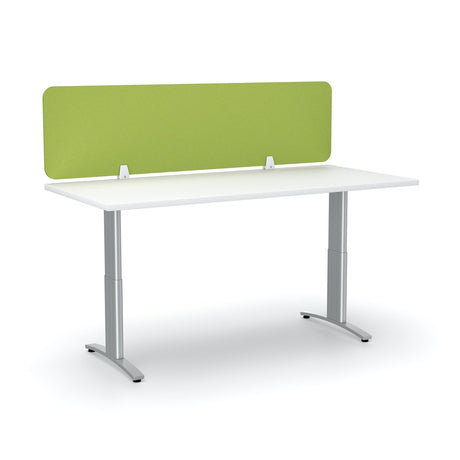 Acoustic Desk Screen-Office Partitons-400 x 1200-Apple Green-Commercial Traders - Office Furniture