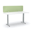 Acoustic Desk Screen - 24mm-Office Partitons-400 x 1200-Leaf Green-Commercial Traders - Office Furniture