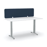 Acoustic Desk Screen - 24mm-Office Partitons-400 x 1200-Navy Peony-Commercial Traders - Office Furniture