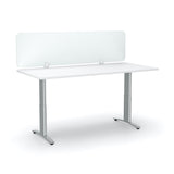 Acoustic Desk Screen - 24mm-Office Partitons-400 x 1200-White-Commercial Traders - Office Furniture