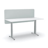 Acoustic 24 mm Desk Screen Modesty Panel (600mm high)-Acoustic-600 x 1200-Lavender Grey-Commercial Traders - Office Furniture