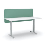 Acoustic 24 mm Desk Screen Modesty Panel (600mm high)-Acoustic-600 x 1200-Turquoise-Commercial Traders - Office Furniture