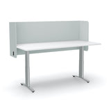 Acoustic Desk Screen Pod-Office Partitons-600 x 1200 mm-Lavender Grey-Commercial Traders - Office Furniture