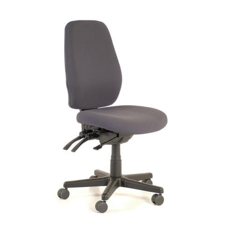 Buro Aura Ergo + Chair-Office Chairs-Black - Quickship-No Thanks-Flat Pack Please-Commercial Traders - Office Furniture