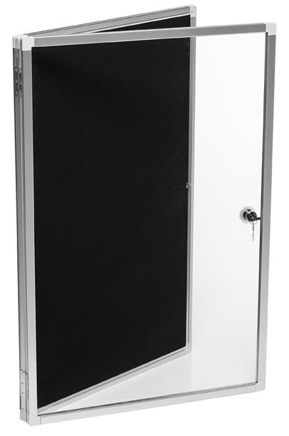 Lockable Noticeboard-Noticeboards-600 x 900-Quantum-Commercial Traders - Office Furniture