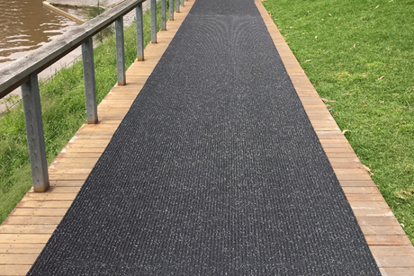 AKOplus Safety Outdoor Mat-Mats-Black-900mm wide-Commercial Traders - Office Furniture
